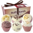 thumbnail image 1 of Chocolate Cake 6-Pack Bath Bombs Bubble Bath Balls Bubble Bombs Bath Balls Set Gift Christmas Children, 1 of 1