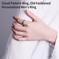 thumbnail image 4 of Anillo para Hombre Qarigey Cobre Clouding Antiguo Elegante Galvanizado, 4 of 6
