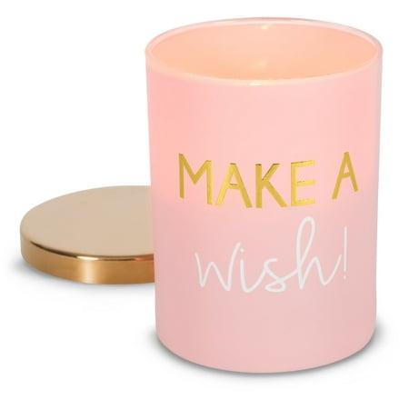 Pavilion - Make A Wish! - Birthday Girl Gift 7 oz Soy Wax Candle with Citron De Vigne (Best Way To Make Scented Candles)