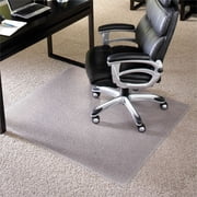 Es Robbins Anchorbar Chair Mat - 60 Length X 46 Width X 1 Thickness Overall - Vinyl - Clear (esr-124377)