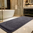 thumbnail image 4 of Aoznliie Bathroom Rugs 16x72 in, Extra Thick Shaggy Runner Rug Non Slip, Soft High Pile Bath Mat for Bathroom Laundry Hallway, Washable, 4 of 7