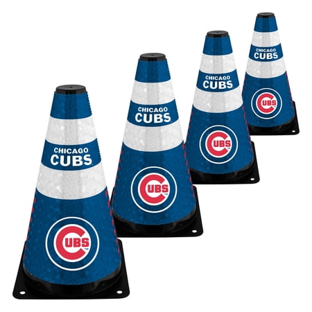 Chicago Cubs Four-Piece 9 Zone Cone Set