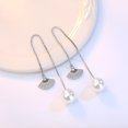 thumbnail image 1 of ATHENA Joyería Diamante Pendientes Originales Mujeres Perla Gota Moissanite 925 Plata M003 Gao Jiahui unisex, 1 of 2