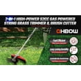 thumbnail image 2 of Gas Weed Eater,Gas Weed Wacker String Trimmer 52cc 2-Stroke 2 in 1 Cordless Weed Eater Crank Grass Trimmer 2.2KW/8500rpm Strong Power Brush Cutter for Yard Garden Lawn Care, 2 of 8