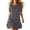Gray, variant on Ruffle Hem Dress for Women Plus Size Summer Flowy Short Dress Short Sleeve Crew Neck Outfits Beach Vacation Outfits