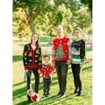 thumbnail image 4 of Socal Look Women's Festive Ugly Christmas Sweater, Long Sleeve Crew Neck Knit Pullover, S, 4 of 10