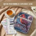 thumbnail image 3 of ZUXONGSY Cardinal Cherry Blossom Print Large Bible Bag for Women, Quilted Bible Carrying Case with Handles, Organizer Pocket for Pens & Accessories, Perfect ChuZU & Study Tote, 3 of 7