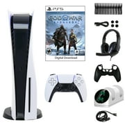 Sony PlayStation 5 with God of War: Ragnarok, Black, 10 Pack