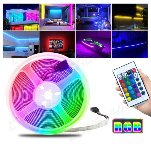 10m/32ft RGB LED Strip Light for Halloween Lecoration Lights, Multi-color Atmosphere Lights