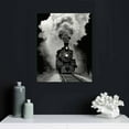 thumbnail image 4 of Nawypu  Canvas Wall Art Black and White Abstract Steam Train, Framed Artwork Picture Home Decor for Living Room, 4 of 4