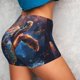 thumbnail image 4 of Fotbe Night Sky Turtle Shorts Sin Costuras – Shorts Deportivos de Cintura Alta para Mujer, Elásticos para Gimnasio, Yoga, Running o Ciclismo-Small, 4 of 8