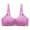 Purple, variant on QLEICOM Everyday Bras for Women, Women's Comfort Lift Wirefree Bra Plus Size Bras No Steel Ring Push Up Underwear Vest-Style Sleep Brass No Underwire Purple Cup 40/90BC