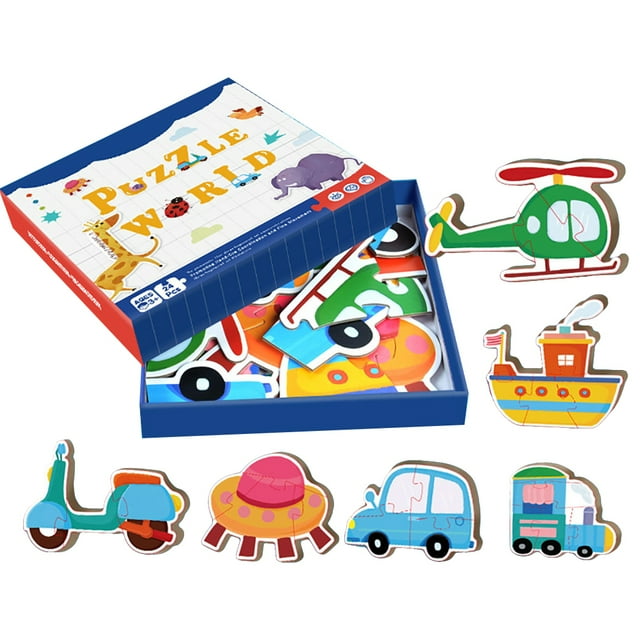 Matching Puzzle Self-correcting Match Puzzle Jigsaw Puzzle for Kids Aged 1-4