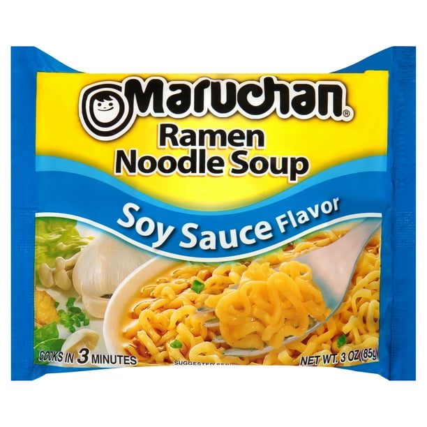 Maruchan Ramen Noodle Soy Sauce Flavor Soup, 3 Oz