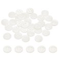 thumbnail image 1 of Uxcell 30 Pcs 9mm Botones de Madreperla, Botones de Concha Natural MOP de 4 Agujeros para Costura de Ropa, Abrigos, Trajes, Camisas, Decoración de Bricolaje, 1 of 6