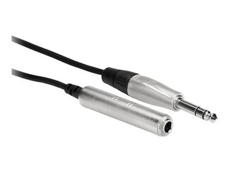 Hosa Pro HXSS-025 Headphone Extension Cable REAN 1/4" TRS Female to 1/4" TRS Male 25 foot