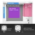thumbnail image 4 of Gabinete para PC Gamer SGPC K66 Lite Compacto Mini-ITX con Cooler de CPU de 135mm, 4 of 4