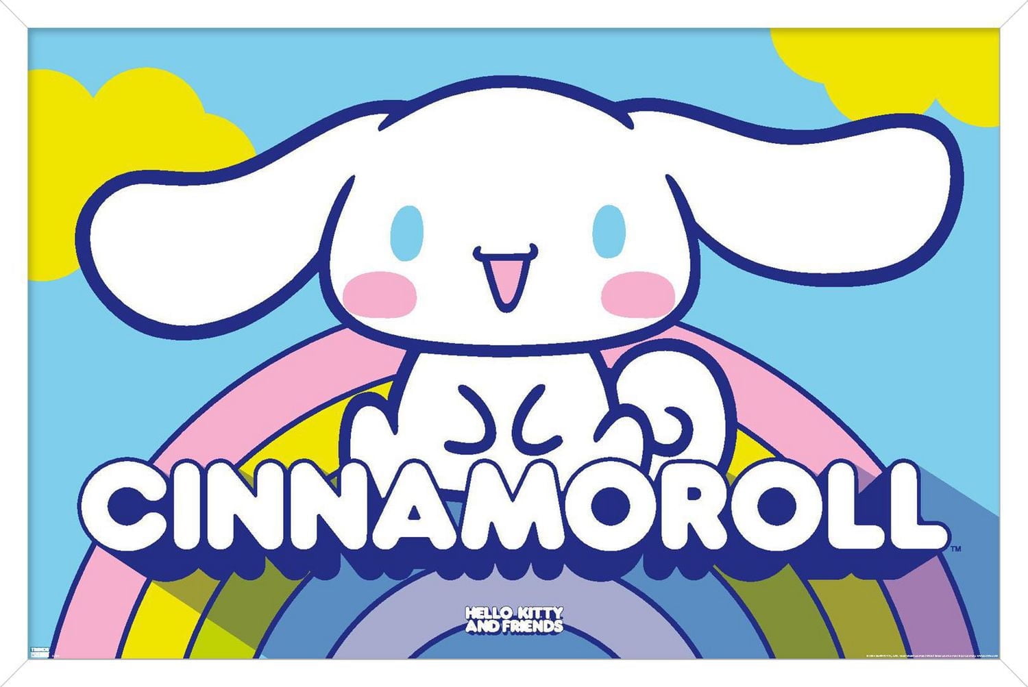 Hello Kitty and Friends: 22 Over The Rainbow - Cinnamoroll Wall Poster, 22.375" x 34"