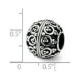 thumbnail image 2 of Fancy Bead White Sterling Silver Themed 10.91 mm 10.00 Reflections Decorative Bali Bead, 2 of 2