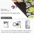 thumbnail image 4 of Yayeee Magnetic Dishwasher Cover for The Front Decoration Home Kitchen Machine Sticker Protector, Beige Flower Pattern, 4 of 6
