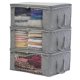 thumbnail image 1 of 3 piezas de bolsa de almacenamiento de ropa no tejida, edredón plegable a prueba de polvo, caja de acabado de gabinete Feliz Sencillez, 1 of 5