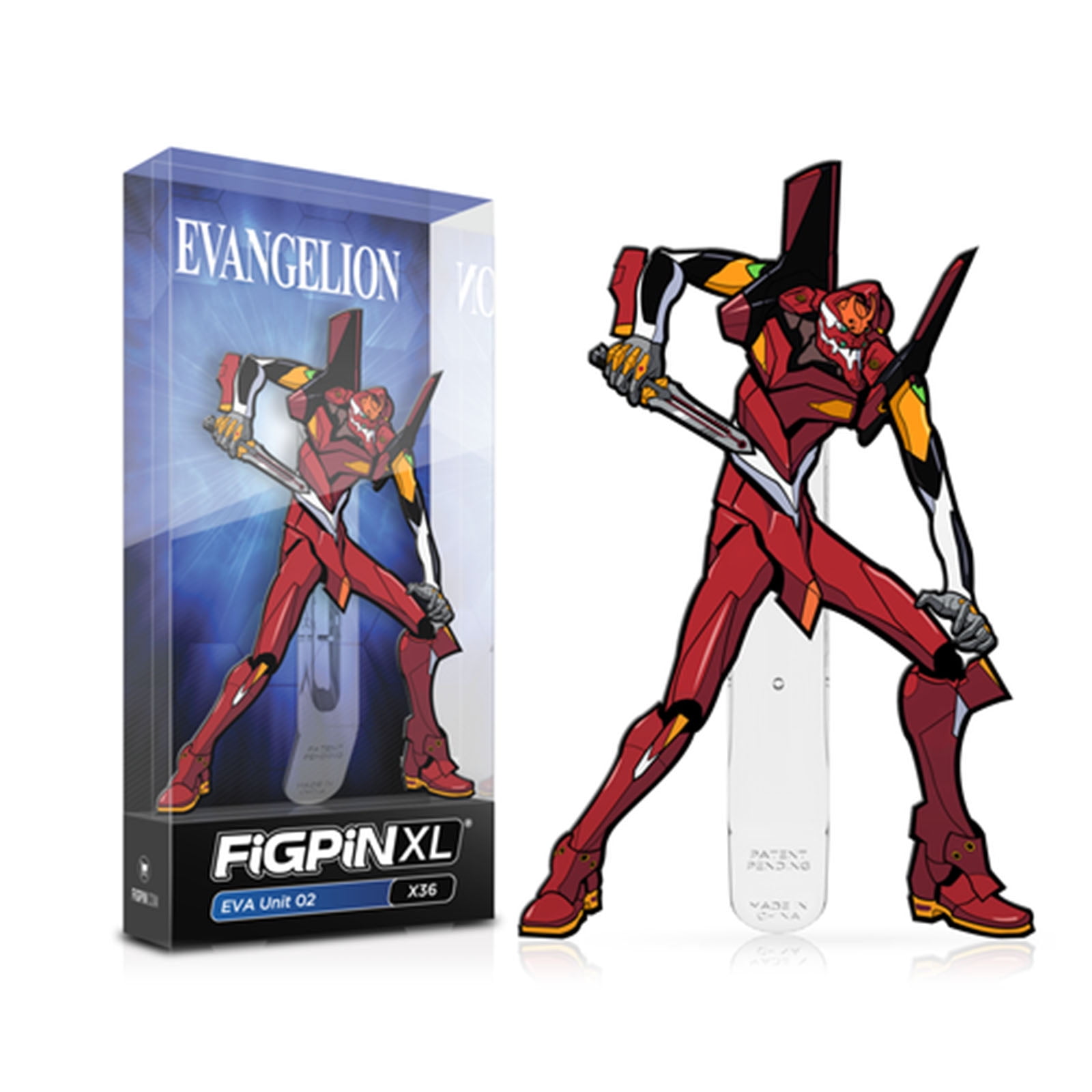 Evangelion Figpin XL Neon Genesis EVA Unit 01 Collectible Pin #X36