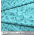 thumbnail image 3 of Soimoi Blue Poly Georgette Fabric Geometric & Arrow African Decor Fabric Printed Yard 42 Inch Wide, 3 of 3