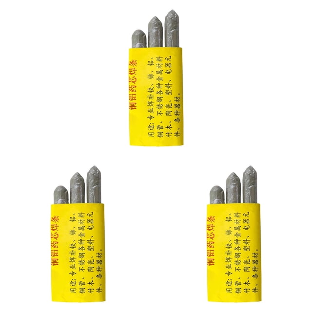 YWIYIUD 9PCS 3.15inch Low Temperature Welding Rods Practical Weldings Equipment and Accessories Portable and Durable Melt Welding Rods for Metal Repairing
