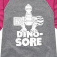 thumbnail image 3 of Toy Story - Dino - Toddler And Youth Girls Raglan Graphic T-Shirt, 3 of 4