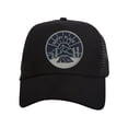 thumbnail image 1 of Top Headwear Happy Place Straw Adjustable Trucker Hat - Black, 1 of 2