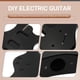 thumbnail image 2 of Kit de Guitarra Eléctrica Ktaxon DIY 6 Cuerdas Mástil de Arce Negro, 2 of 6