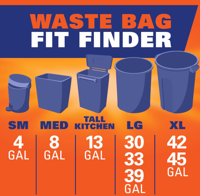 Hefty Strong Tall Kitchen Trash Bags, Unscented, 13 Gallon, 90 Count-Bolsas de basura para la cocina