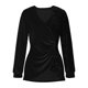 thumbnail image 3 of Uootdi Plus Size Sequin Tops for Women Sparkly Glitter Bow Crewneck Long Sleeve Shirts Evening Party Night Top Going Out Pullover Gift, 3 of 6