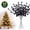 Black, variant on Crystal Picks for Christmas Tree, 50Pcs Glitter Branches with Wire Stems, Icy White Floral Decor for Trees Wreaths and Centerpieces