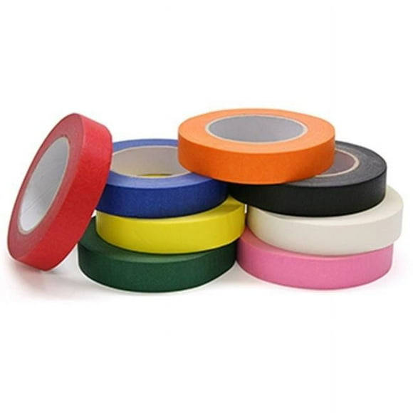 Chenille Kraft Company CK-4860 Colored Masking Tape 8 Roll Assortd 1X60 Yrds