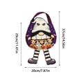 thumbnail image 3 of Xiwaer Halloween Candy Bag Reusable Non-Woven Tote Bags Candy Black, 3 of 8