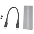 thumbnail image 2 of M.2 Nvme PCIE NGFF SATA SSD Enclosure Type C Port 10Gbps UASP Compliant Tool Free Solid State Drive Enclosure for 2230 2242 C to C Cable, 2 of 5