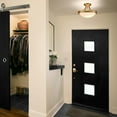thumbnail image 5 of Claxy 3-Light Gold Semi Flush Mount Light with Bowl Milk Glass Shade, 5 of 7