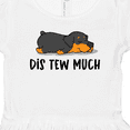 thumbnail image 4 of Inktastic Napping Dis Tew Much Rottweiler Girls Toddler Dress, 4 of 5