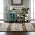 thumbnail image 2 of Evolution Damask Stripe 5 ft. x 7 ft. 6 in. Area Rug, Beige & Brown, 2 of 4
