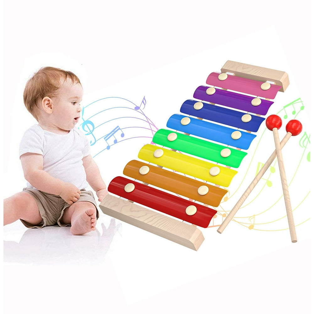 Seenda Xylophone for Kids,Wooden Xylophone Glockenspiel Toy Xylophone