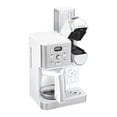 thumbnail image 3 of Cafetera Cuisinart, jarra de vidrio para 12 tazas, cafetera automática caliente y helada, cafetera de un solo servidor, acero inoxidable, SS-16W, blanca, 3 of 5
