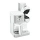thumbnail image 3 of Cafetera Cuisinart, jarra de vidrio para 12 tazas, cafetera automática caliente y helada, cafetera de un solo servidor, acero inoxidable, SS-16W, blanca, 3 of 5