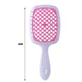 thumbnail image 5 of Cepillo de pelo de salón de masaje de cuero cabelludo con peine de cojín de aire de dientes anchos (blanco naranja) Ygjytge Cuidado Belleza, 5 of 5