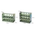 thumbnail image 2 of Egg Storage Box Egg Case Holder Large Capacity Egg Tray Organizer with Handle Egg Container for Refr, 2 of 4