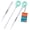 Aqua (Set of 2), variant on Farberware Baker's Advantage Cake Testers, Set of 2 - Steel & Cover (Aqua)