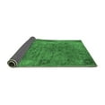 thumbnail image 2 of Ahgly Company Indoor Round Oriental Emerald Green Industrial Area Rugs, 4' Round, 2 of 4