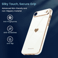 thumbnail image 4 of Entronix Case Compatible with iPhone 17 Air - [Flexible] Luxury Glossy Heart, 4 of 5