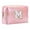 M, variant on Pink Holographic Letter Makeup Bag Personalized Initial Cosmetic Pouch Waterproof Travel Organizer (Size/Style as Pictured)