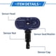 thumbnail image 5 of Sensor de presión de neumáticos Unique Bargains TPMS Sensor 433MHz No.1490701-01-B para Tesla Model 3 2020.10-ahora, 5 of 7